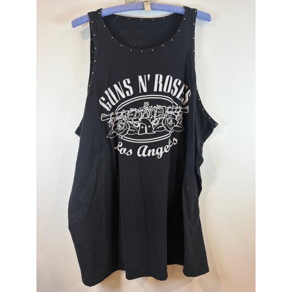 GUNS N' ROSES Tops - Guns and Roses Concert Band Tank Tops, American hard rock band tank!